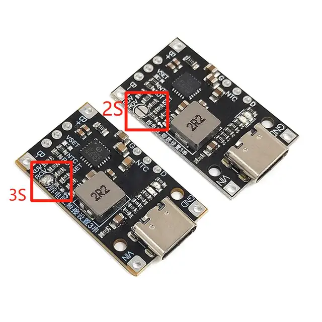 2S 3S Type-C USB BMS 15W 8.4V 12.6V 1.5A Lithium Battery Charging Boost Module With Balanced Support Fast Charge With Indicator 2S 3S Type-C USB BMS 15W 8.4V 12.6V 1.5A Lithium Battery Charging Boost Module With Balanced Support Fast Charge With Indicator