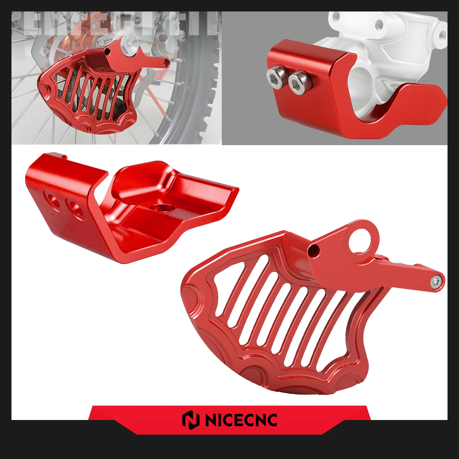 

For 2023 2022 2021 GasGas EC 300 EC 250 EX 300 EX EC MC 125 250 300 250F 350F 450F CNC Front Brake Disc Cover Fork Leg Guard Kit
