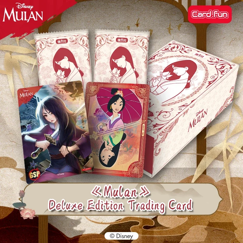 

10 упаковок открыток CARDFUN Mulan Deluxe Edition коллекционные карточки игра торговые карты Хобби Подарки Игрушки