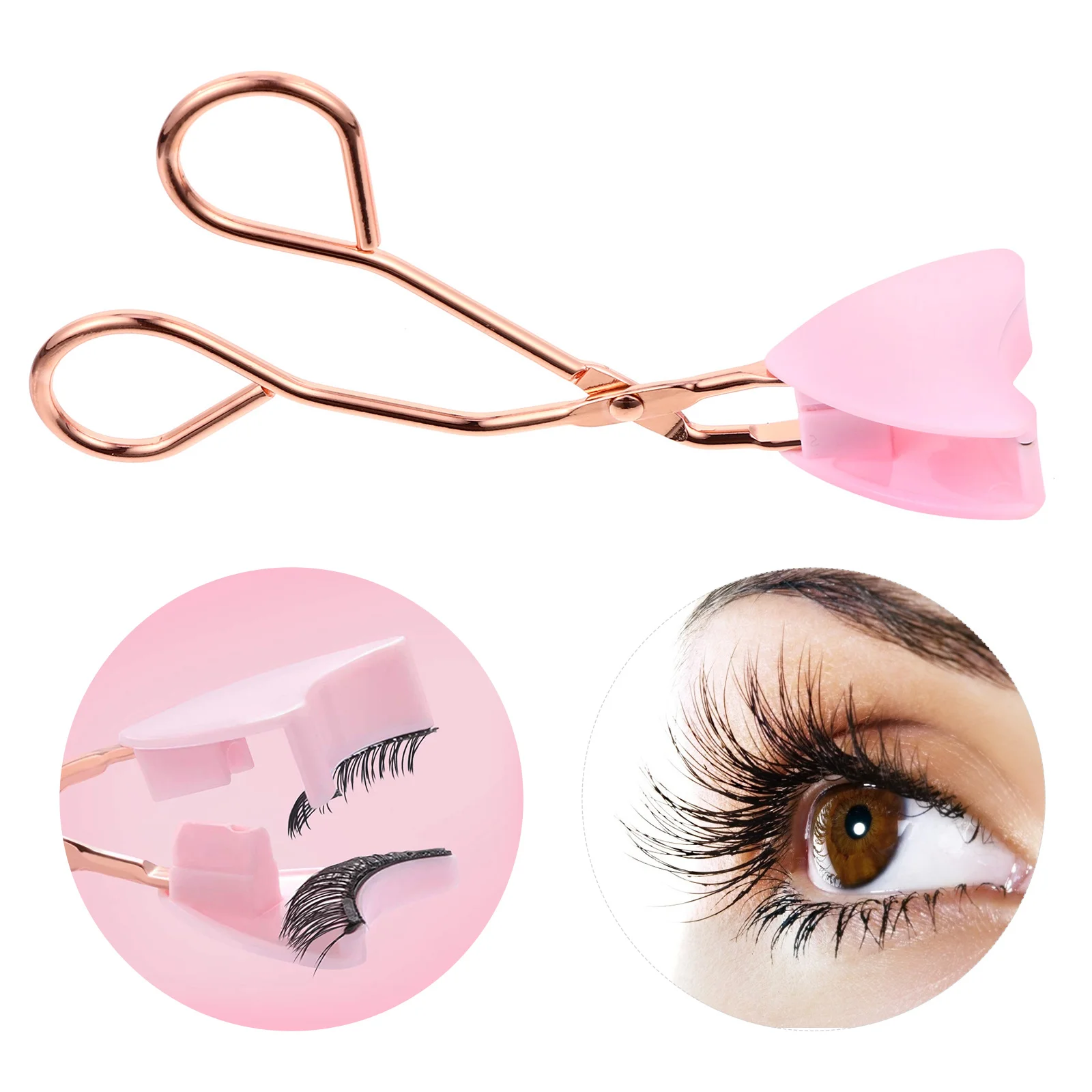 Magnetic False Eyelash Curler Girls Curlers Makeup Fake Clamp Clip Stainless Steel Lashes Tool Holder