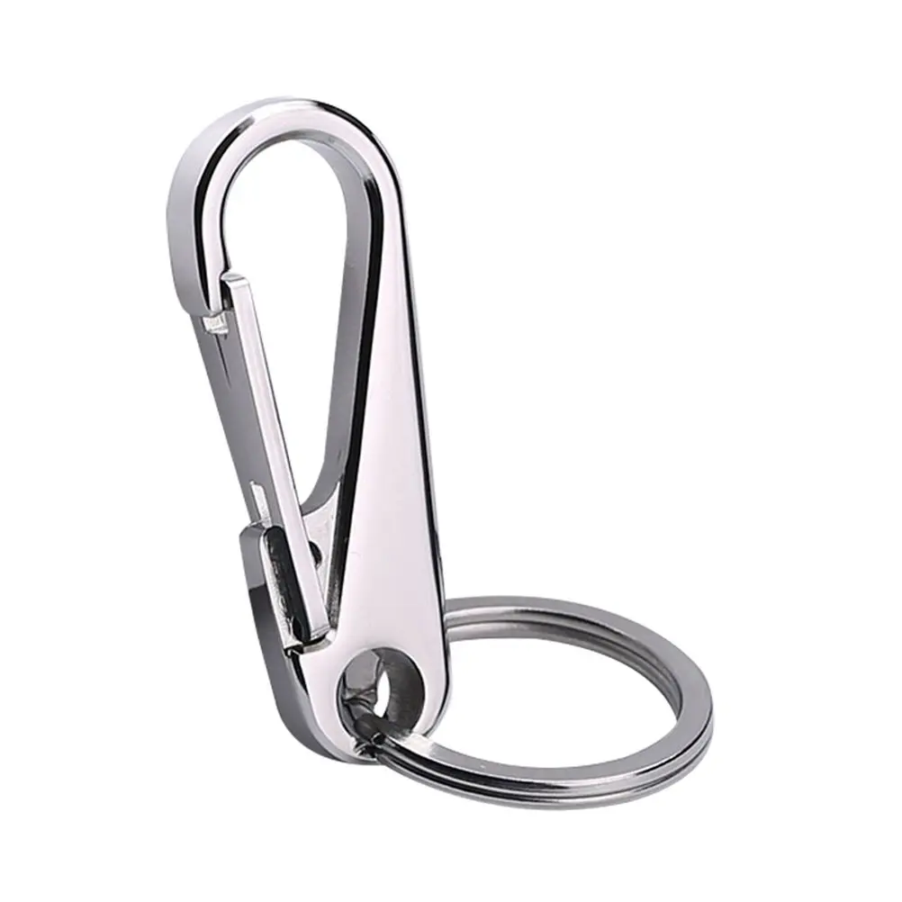 Keychain Stainless Steel Accessory Practical Men Holder Car Male High Load-bearing