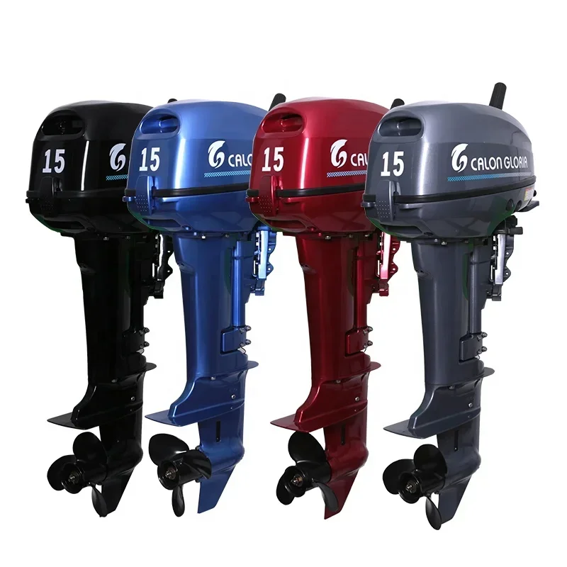 CG MARINE 2 Stroke 15hp Outboard Motor 246cc Water Cooling System With Manual Start