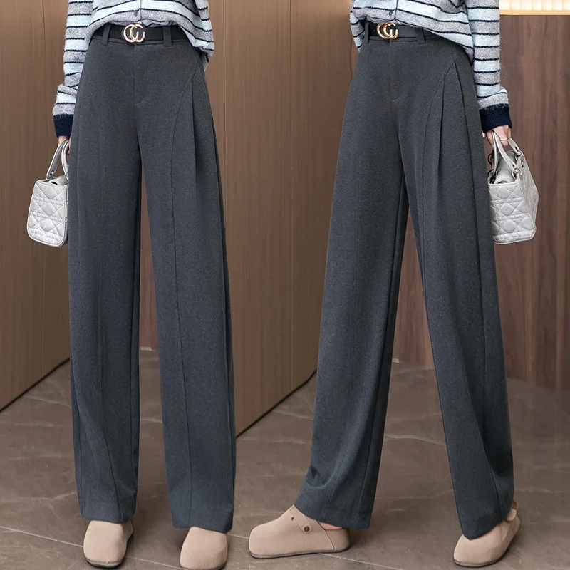 

Thickened Woolen Banana Pants for Women, , Slimming, Warm, Casual Pants, Scimitar Pants