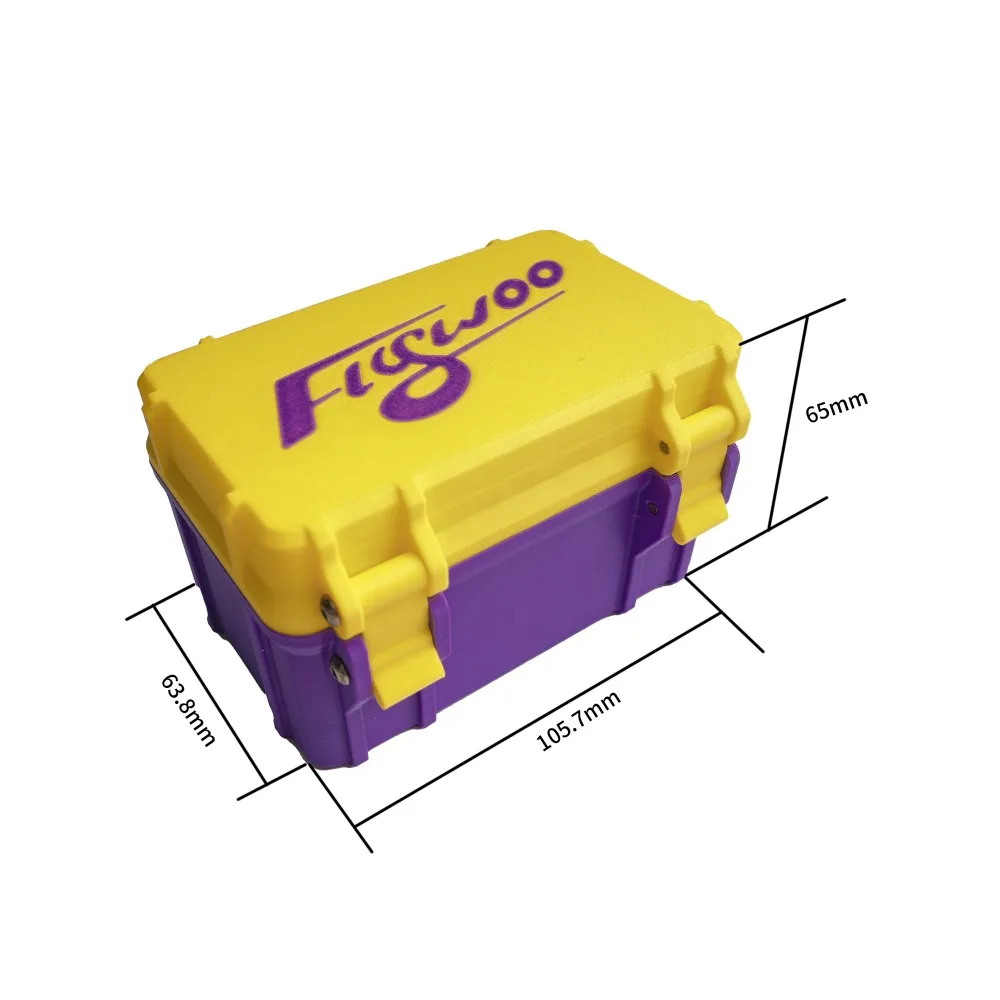 Caja de almacenamiento impresa en 3D para cámara de acción Flywoo Naked GoPro 2,0/2,1 accesorios RC