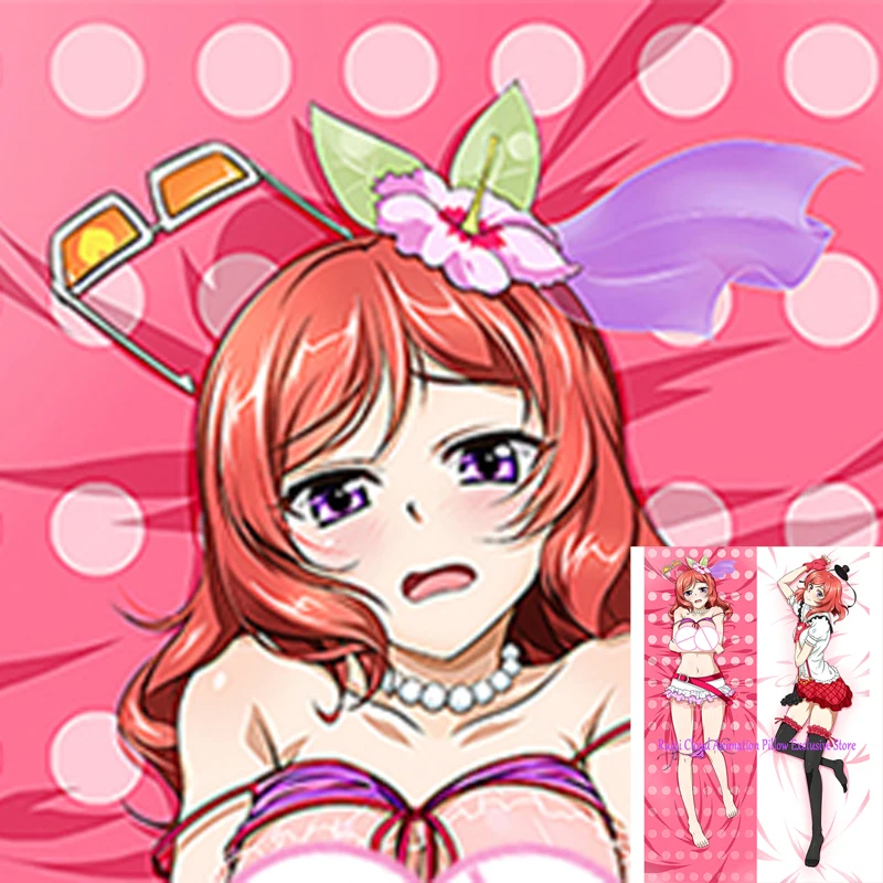 

Dakimakura Anime Nishikino Maki Double-sided Print Life-size Body Game Pillow Cover Bedding Gifts