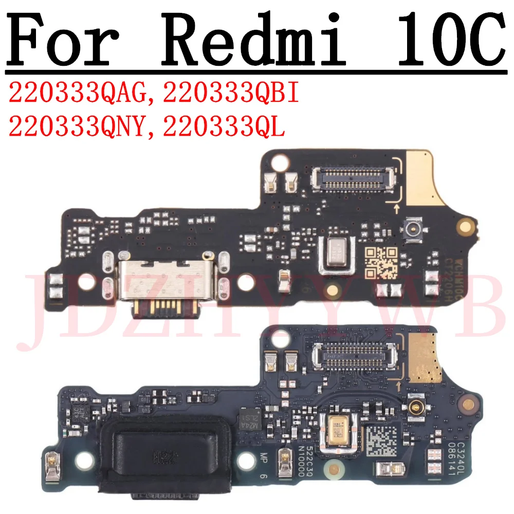 

Для Xiaomi Redmi 10C USB-разъем для зарядки док-станции, плата порта для Redmi10C, запасные части для гибкого кабеля