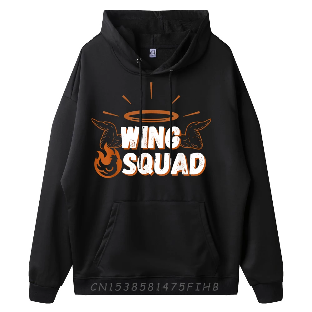 Party Chicken Bbq Wings Squad Family Hoodies Gift Idea Classic Lovers Day Round Collar Long Sleeve Sweatshrt Design Hoodies