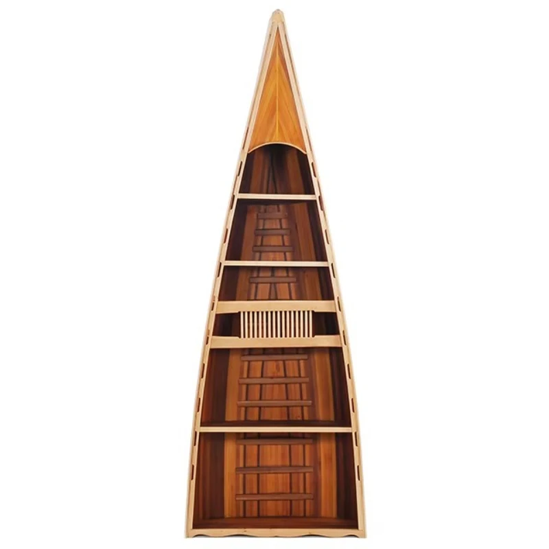 

Canoe bookshelf nautical crafts home decoration ornament