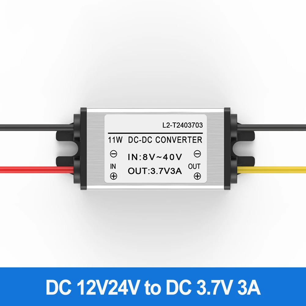 Sleek Aluminium Design Adjustable output voltage converter suitable for automotive systems robotics and energy projects