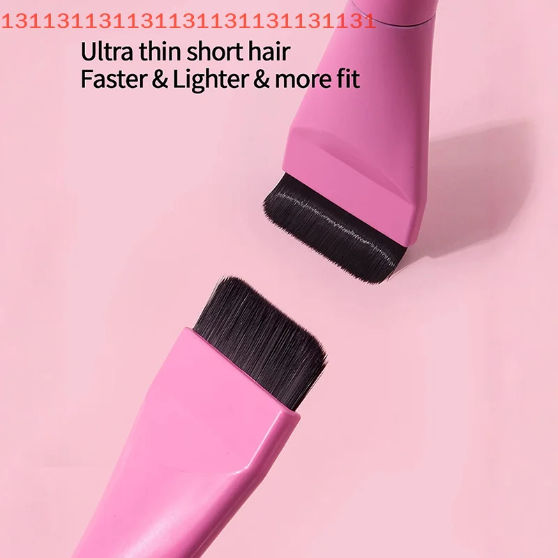 5PCS Makeup Ultra-thin Brush Set Foundation Eyebrow Eyeliner Brush Traceless Velvet Powder Soft Puff Flat Head Beauty Tool