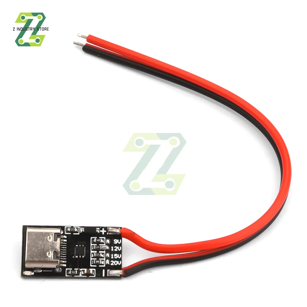 Type-C PD3.0/QC3.0/2.0 9V 12V 15V 20V Fast Charge Trigger Polling Detector USB Boost Power Supply Change Module Charger Board