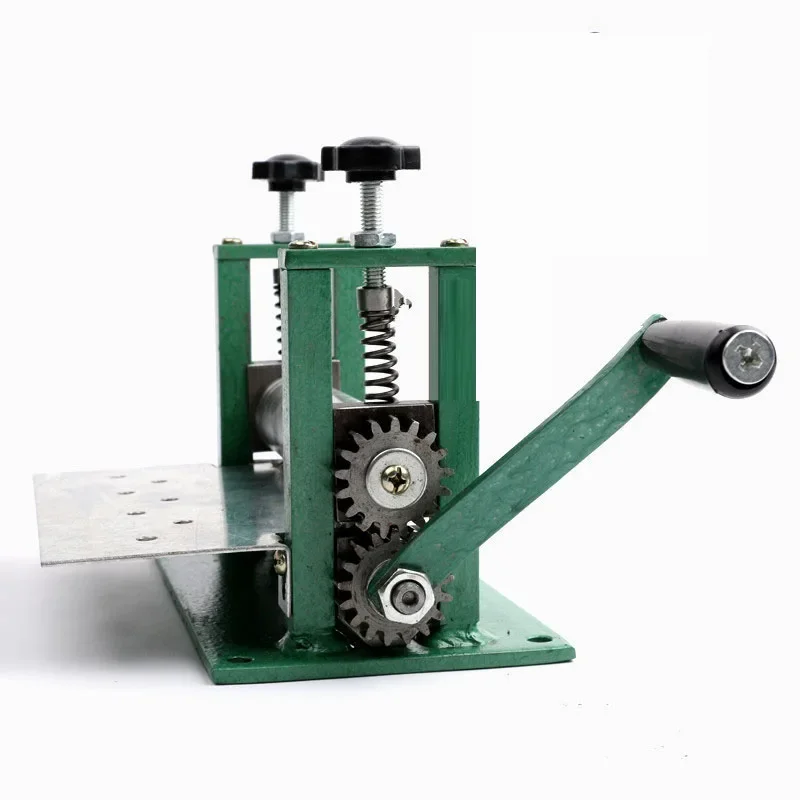 Hand-operated small drawer/glue dispenser machine/shoulder strap drum/leather press/laminating machine