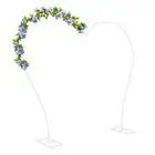 Reusable Heart Shaped Balloon Arch Garden Flower Background Frame Wedding Decoration