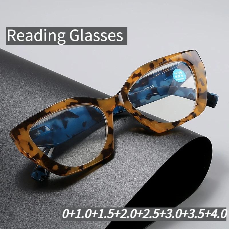 المفصلي المعدني نظارات للقراءة الملونة مضلع إطار نظارات محايد مكافحة الضوء الأزرق طول النظر الشيخوخي نظارات 0 + 1.0 + 1.5 + 2.0 + 2.5 + 3.0 #1