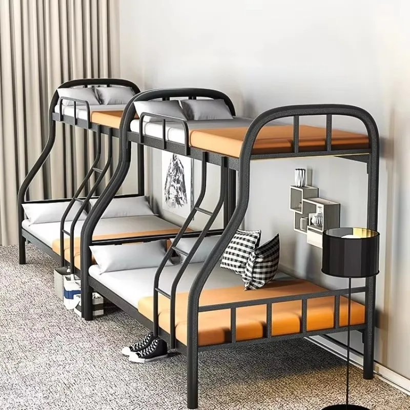 

Modern minimalist iron bed Heavy duty bunk bed, iron bed for bedroom