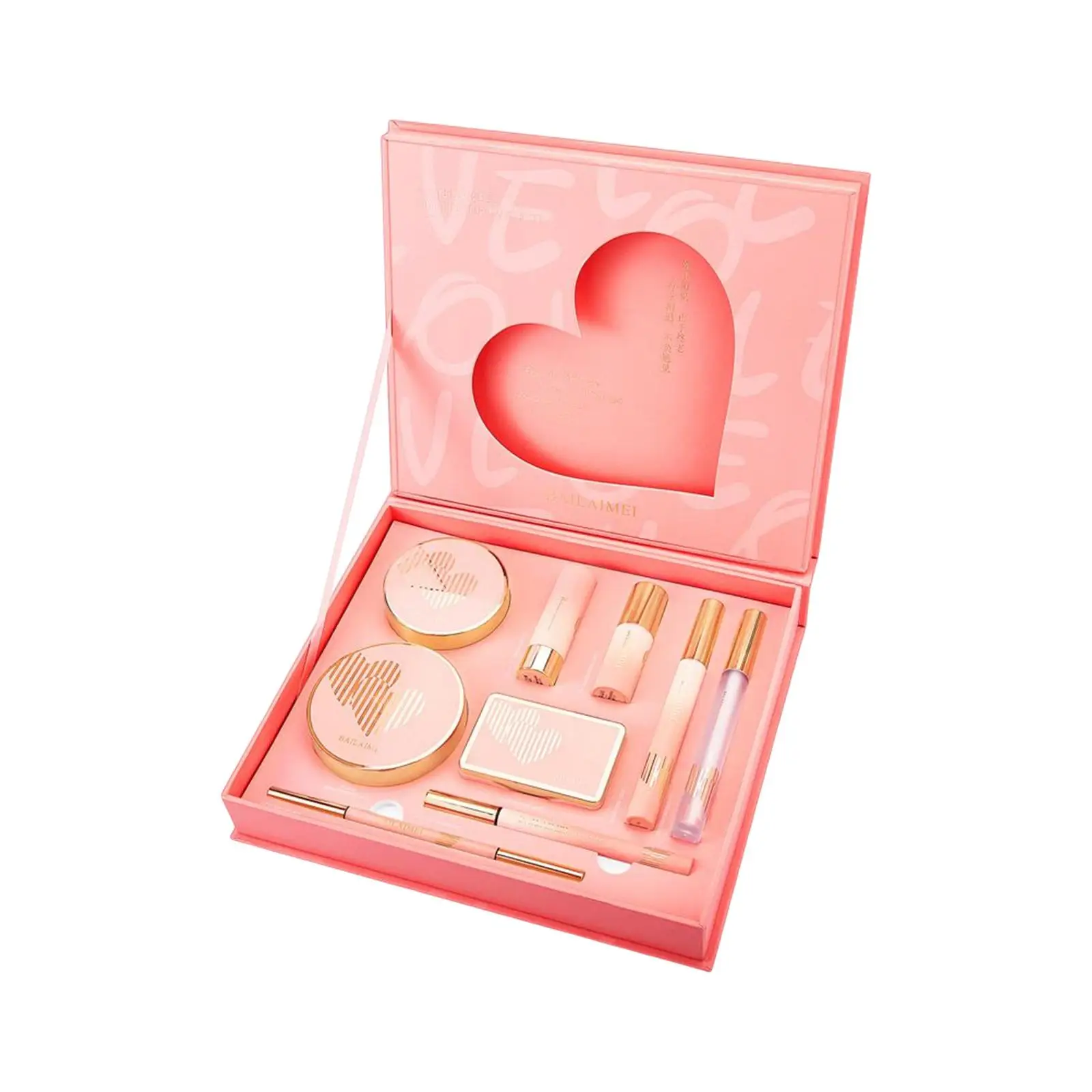 9 Stück volle kosmetische Palette Make-up-Set Geschenk box erröten Tanabata Valentinstag