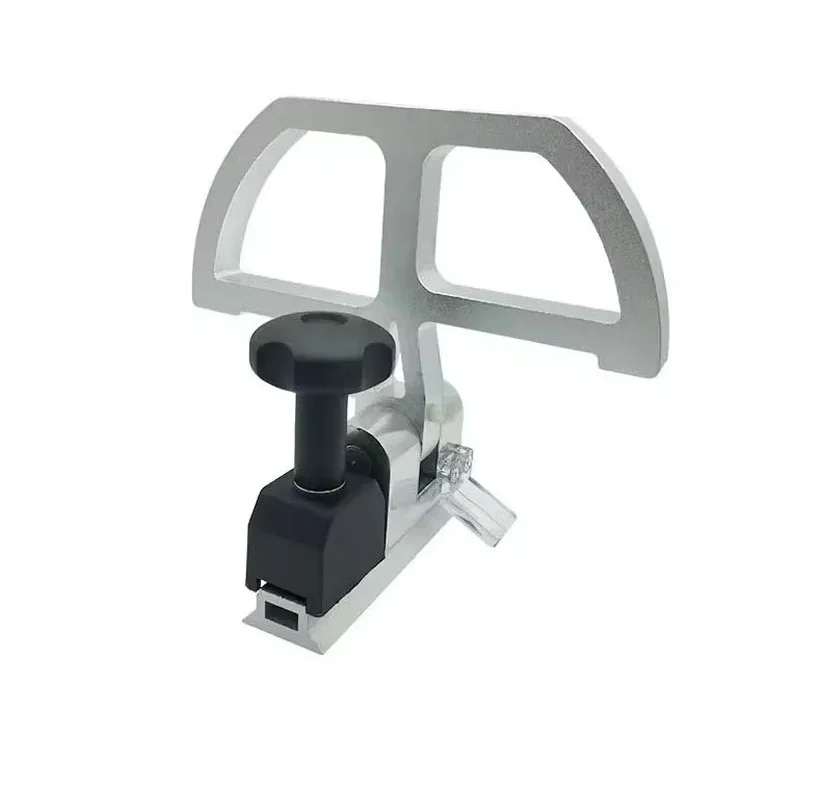 1Pc Aluminum Miter Saw Stop Block With Scaling Magnifier