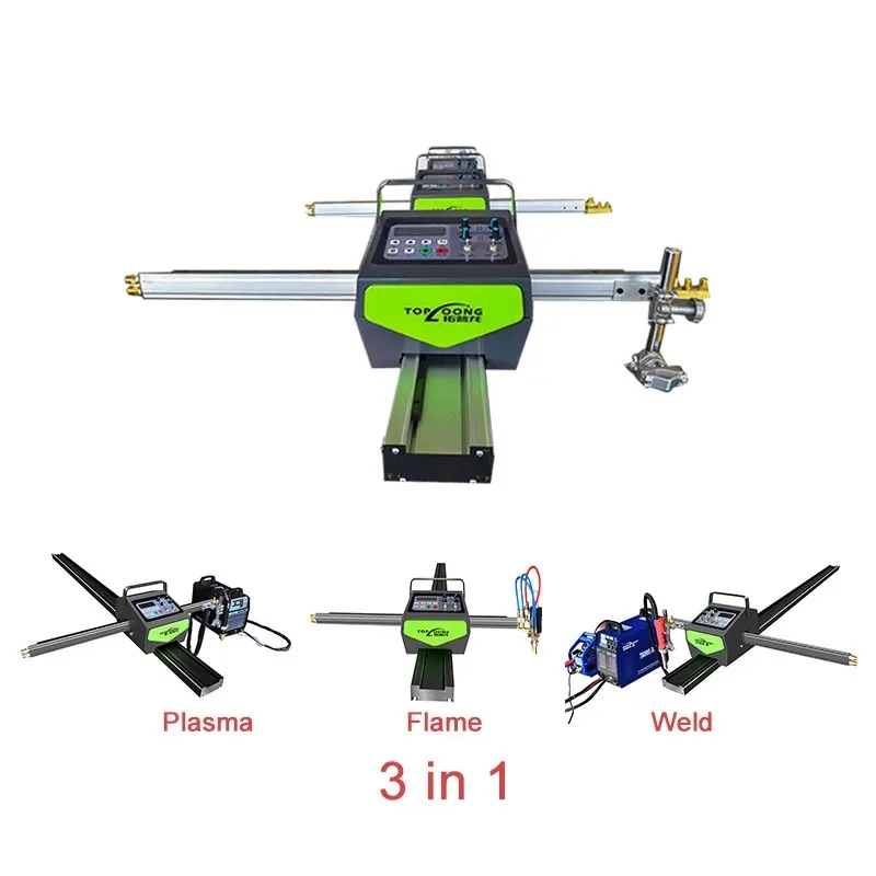 Beveling machine 3 in 1 Automatic welding cutting carriage tractor Machine CNC flame oxy-fuel cutter TIG MIG MAG