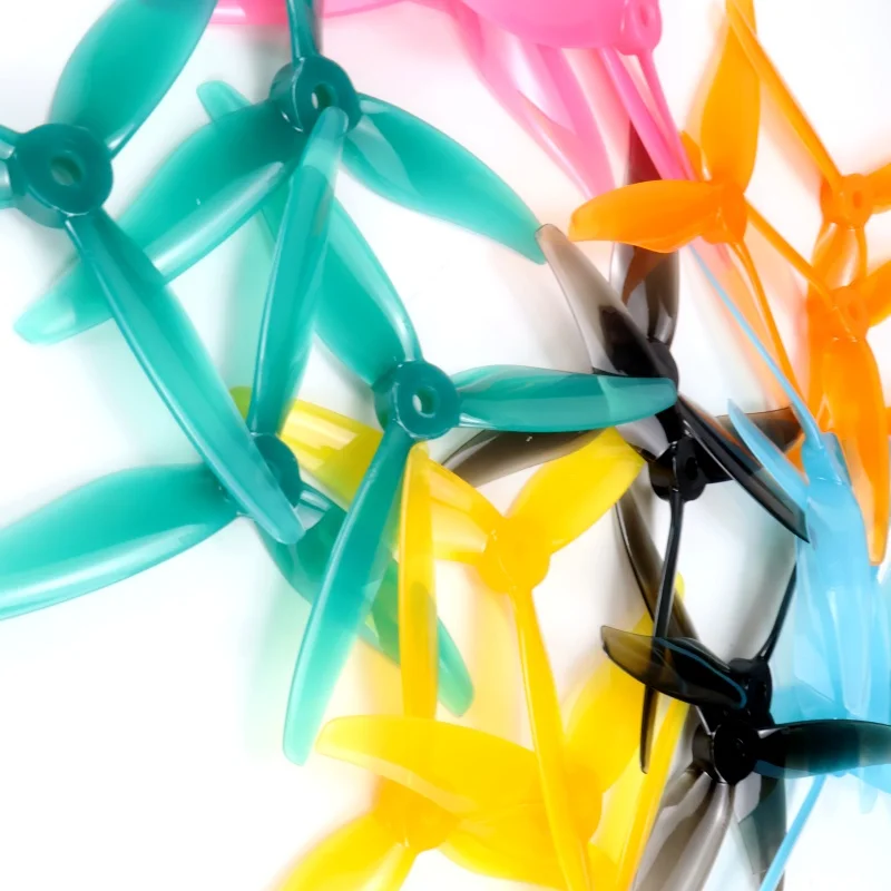 4 Stück blauer 51466 Gemfan Hurricane MCK V2 3-Blatt-PC-Propeller 2CW+2CCW für 2207-Motor, DIY-Teile für RC FPV Freestyle 5-Zoll-Drohnen – Detail 7