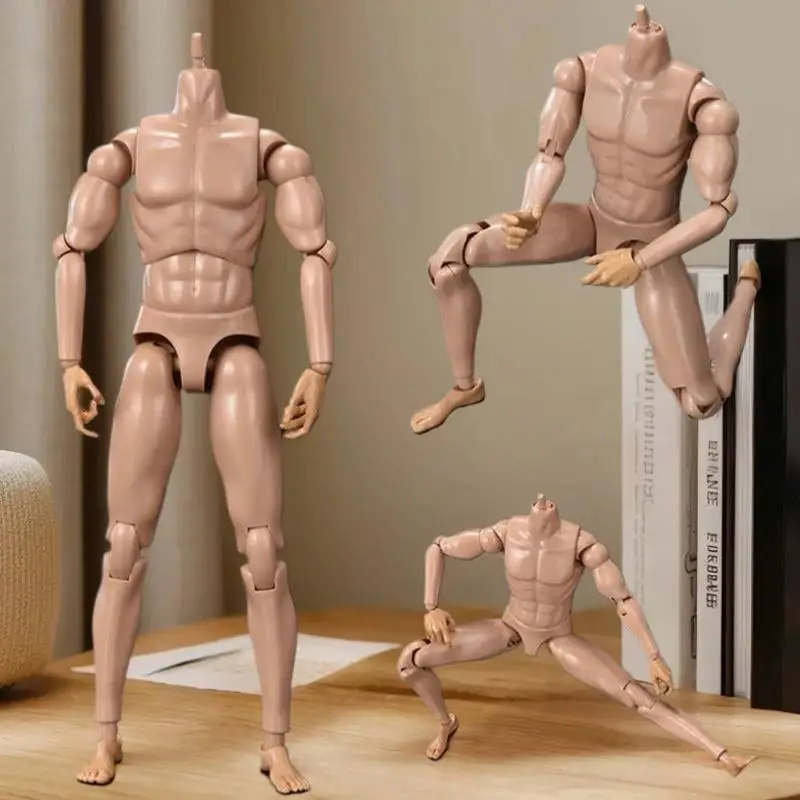 Collectible Male Mannequin Model, 1/6 Boy Body Doll, 31cm Tall, Normal Tan Skin