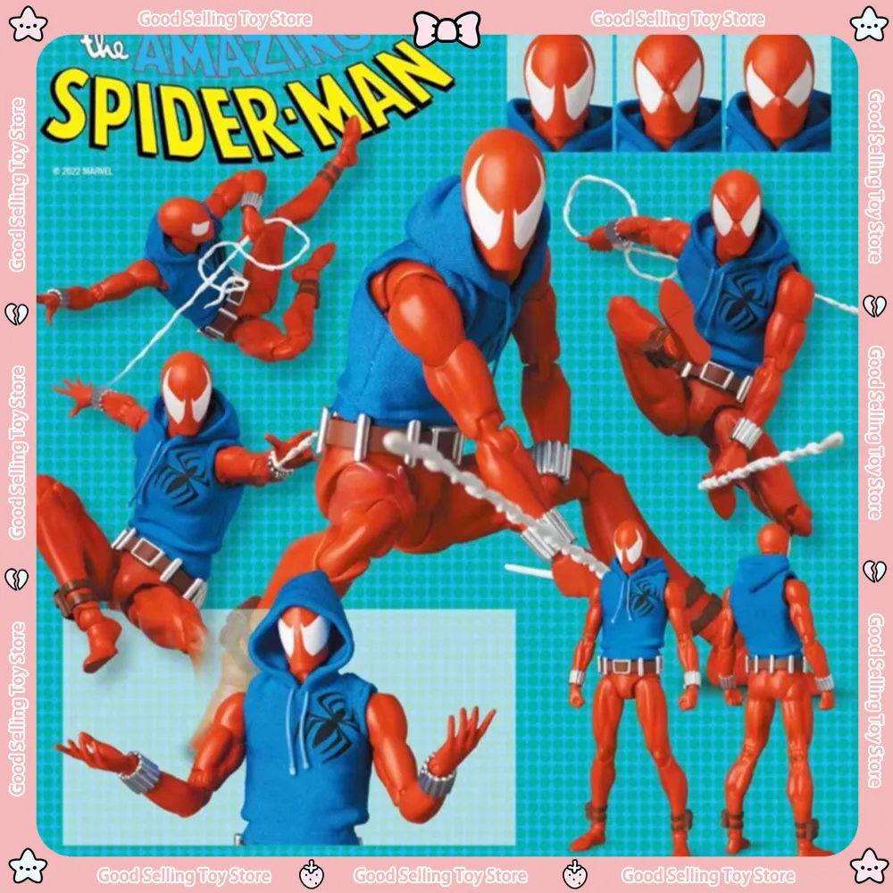 Neue Ct Toys Anime Spiderman Figur Mafex 186 Scarlet Spider Action Figur The Amazing Spider-Man Comic Version Modell Geschenkspielzeug