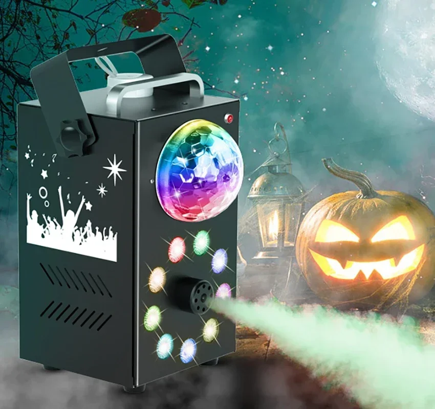 

Fieryzeal 700W Smoke Machine 9PCS 3-in-1 LED RGB Fog Machine DJ Disco Party Wedding Halloween Stage Effect Fogger