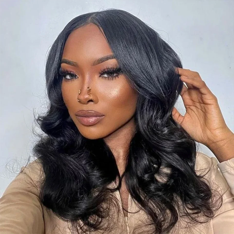 Body Wave Lace Frontal Wig Pre-plucked 13x6x1 Lace Wigs Transparent Lace Front Human Hair Wigs For Women Brazilian Remy Hair