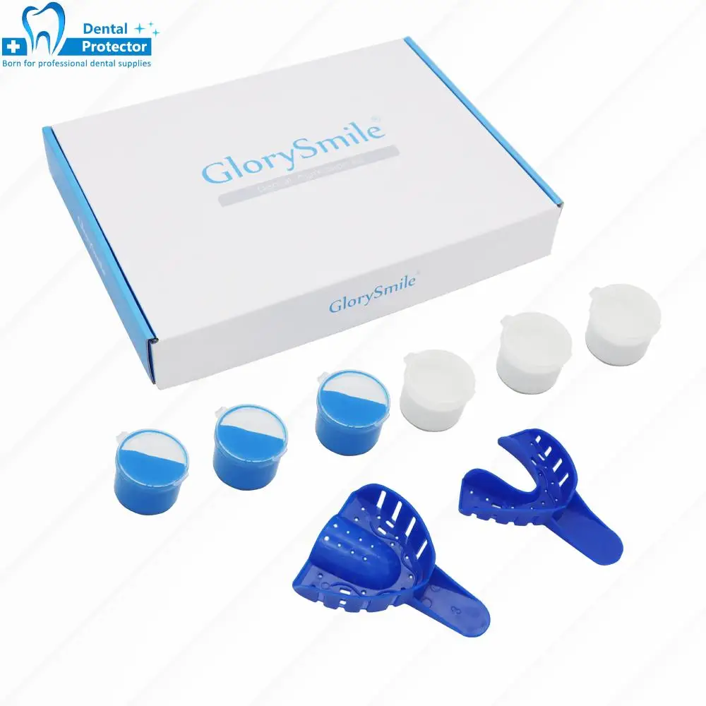 Dental Impression Material Putty Molding Kit Clinic Use Silicone Putty Dental Impression Trays Kit
