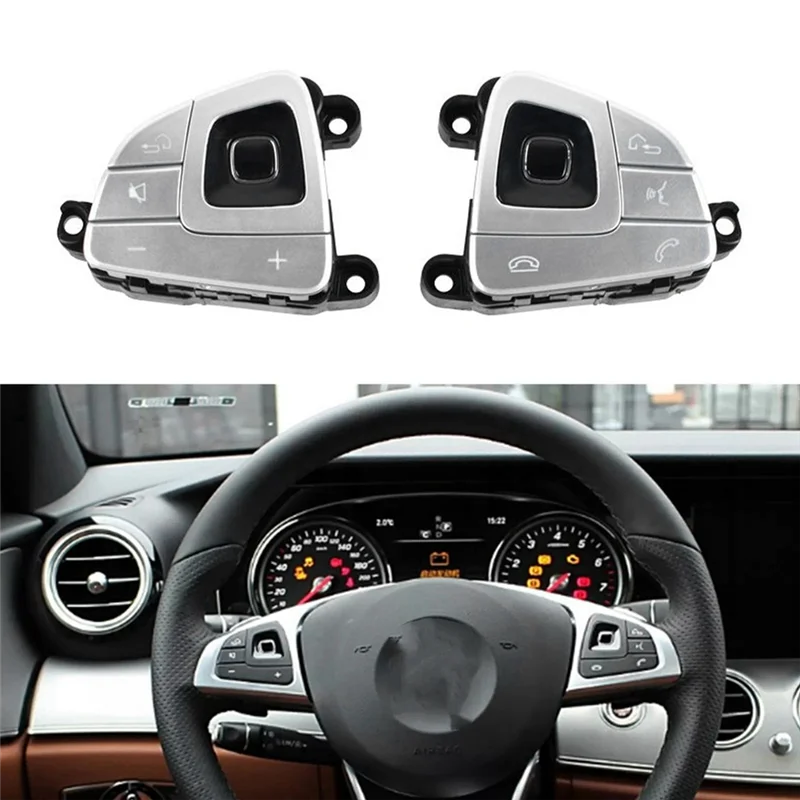 

AR-Car Multi-Function Steering Wheel Buttons Volume Control Switch Button For BENZ E Class W213 W238 C238 16-18 LHD