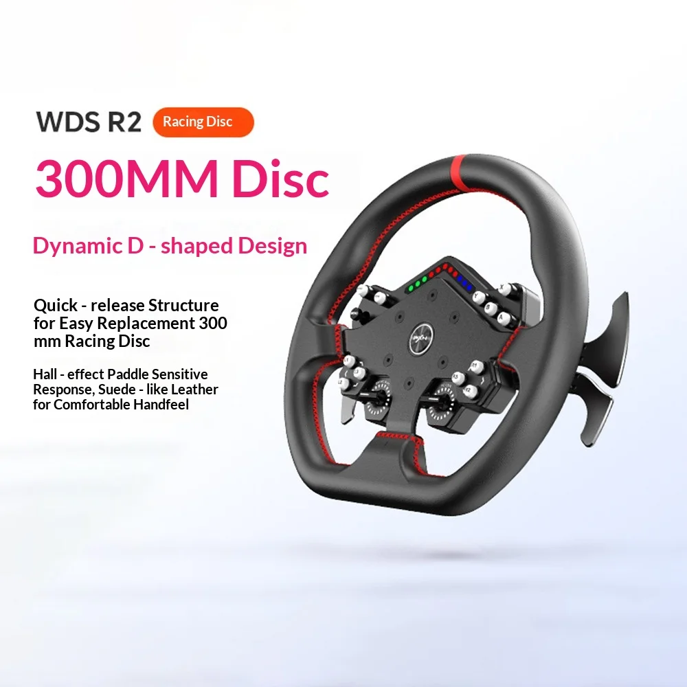 PXN W DS R2 Racing Wheel Shift Paddle Simulator Gaming Steering Wheel For PXN V12/V12lite/VD Series For PC view 2