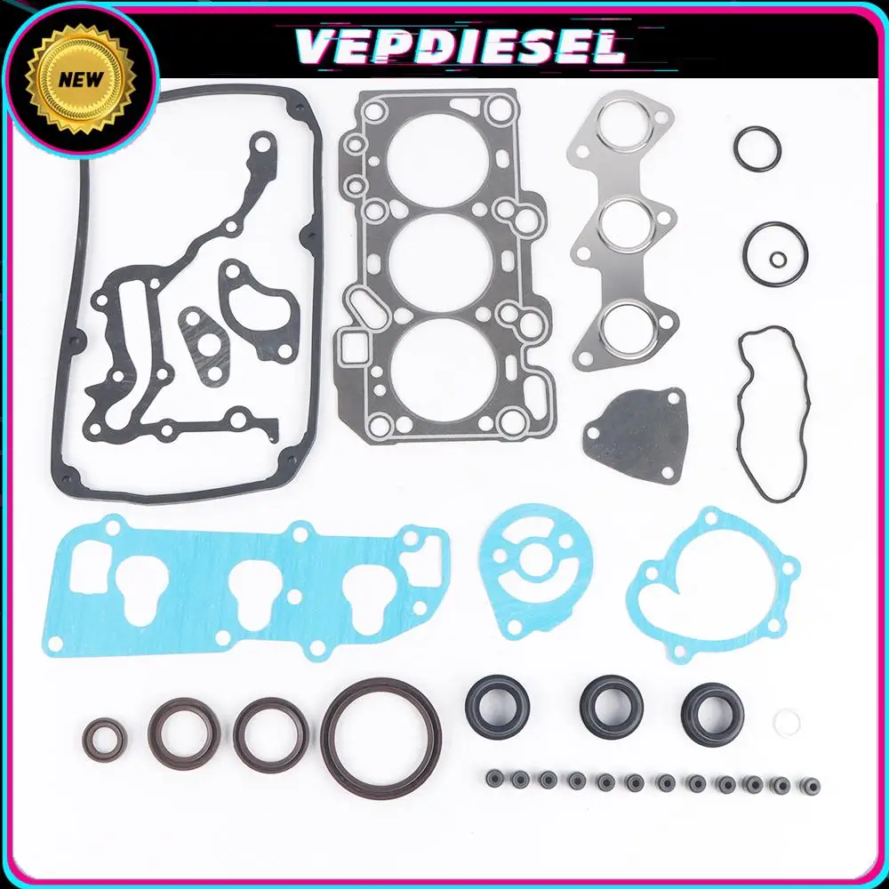 

3G83 Engine Full Gasket Repair Kit With Head Gasket For For MINICA H32A H21 H26 MINI CAB U14 U15 U41T U42T Japanese Mini Truck