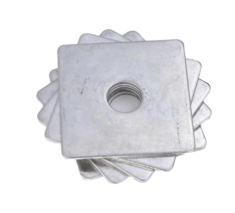 High Quality Stainless Steel Square Washer Metal Gasket Square Stable Fixator Chinese Standard Construction Accessories Parts