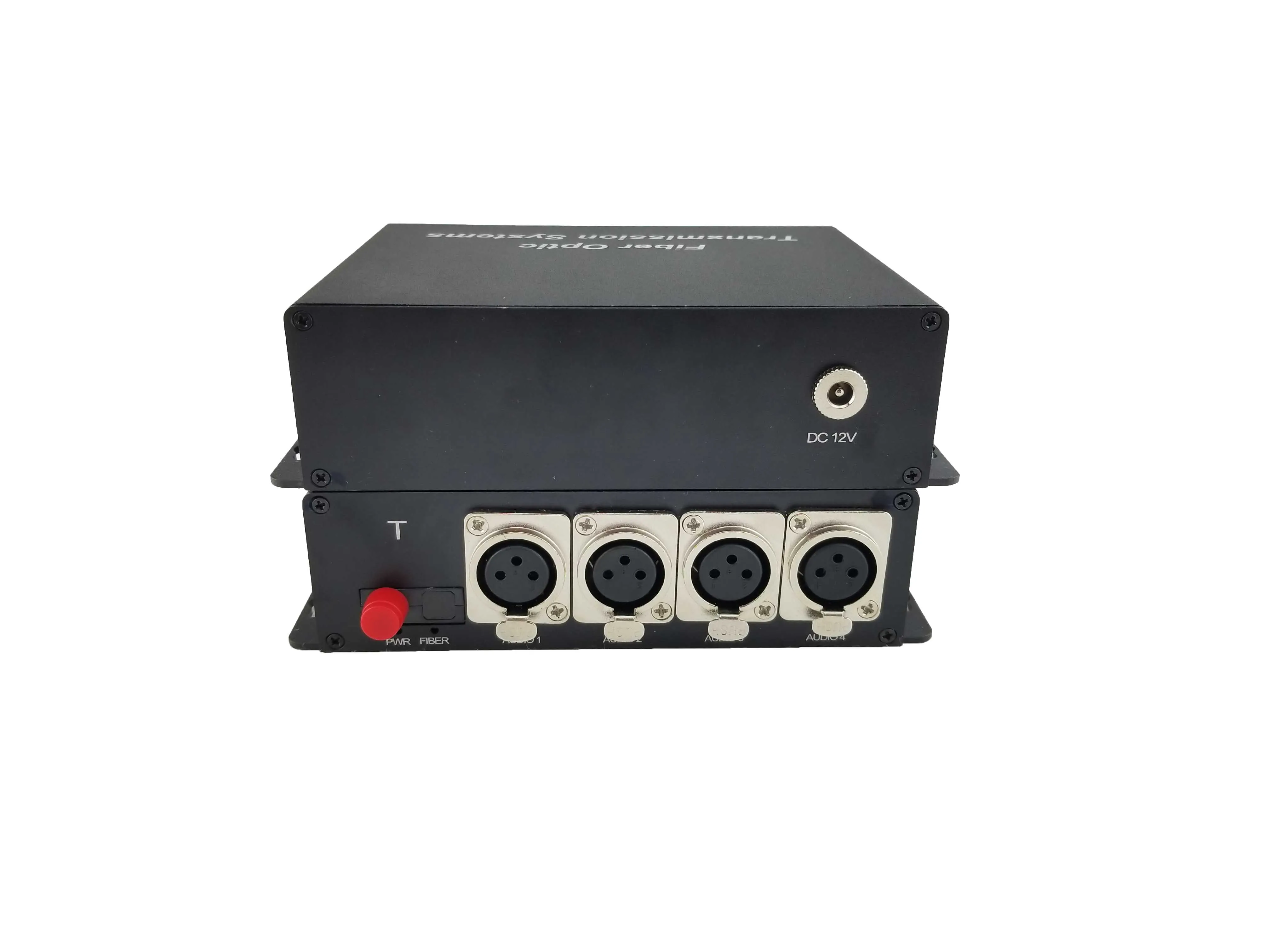 XLR o to fiber converter No noise Dante o extender
