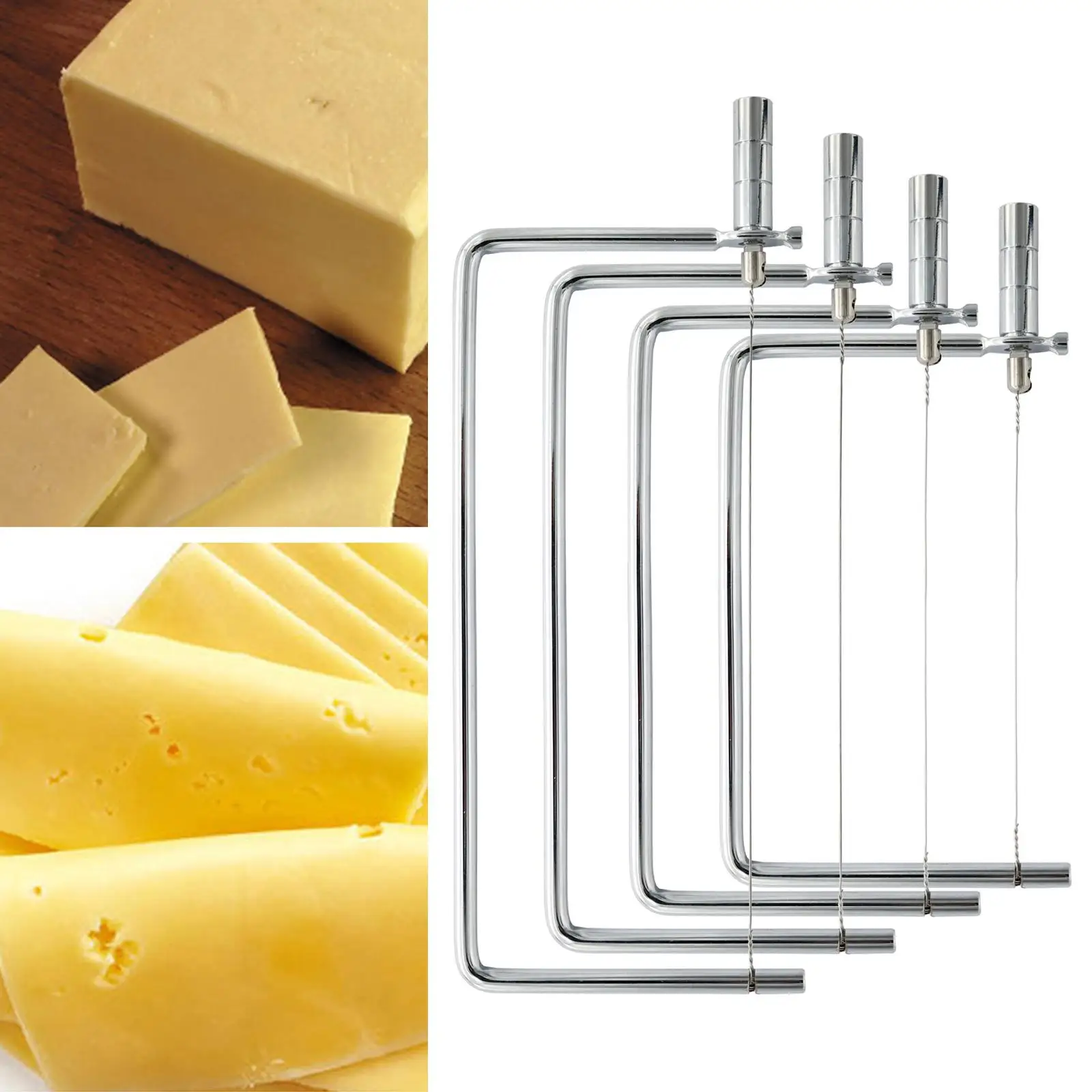 Slicer Iron Cheese Cutter Board Wire Kitchen Tool Multipurpose for Slicing Bread and Twisted Potato