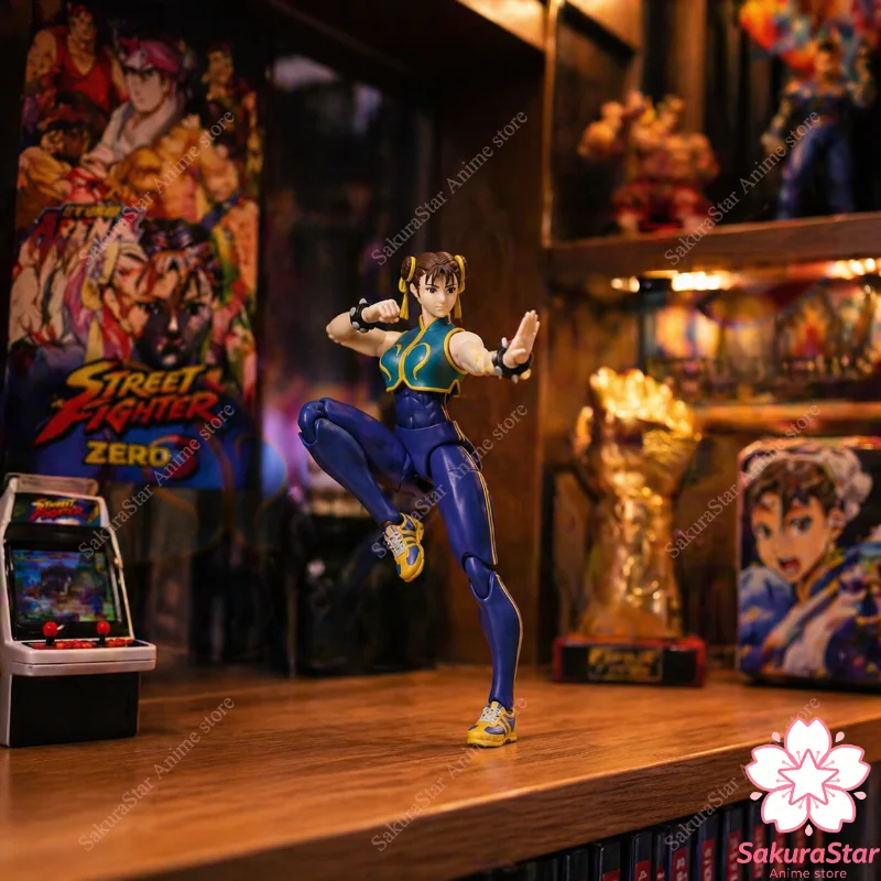

【In-stock】Storm Toys Arena Street Fighter Zero 3 SFSA06 Chun Li 1/12 Scale High Articulation Character Collectible Action Figure