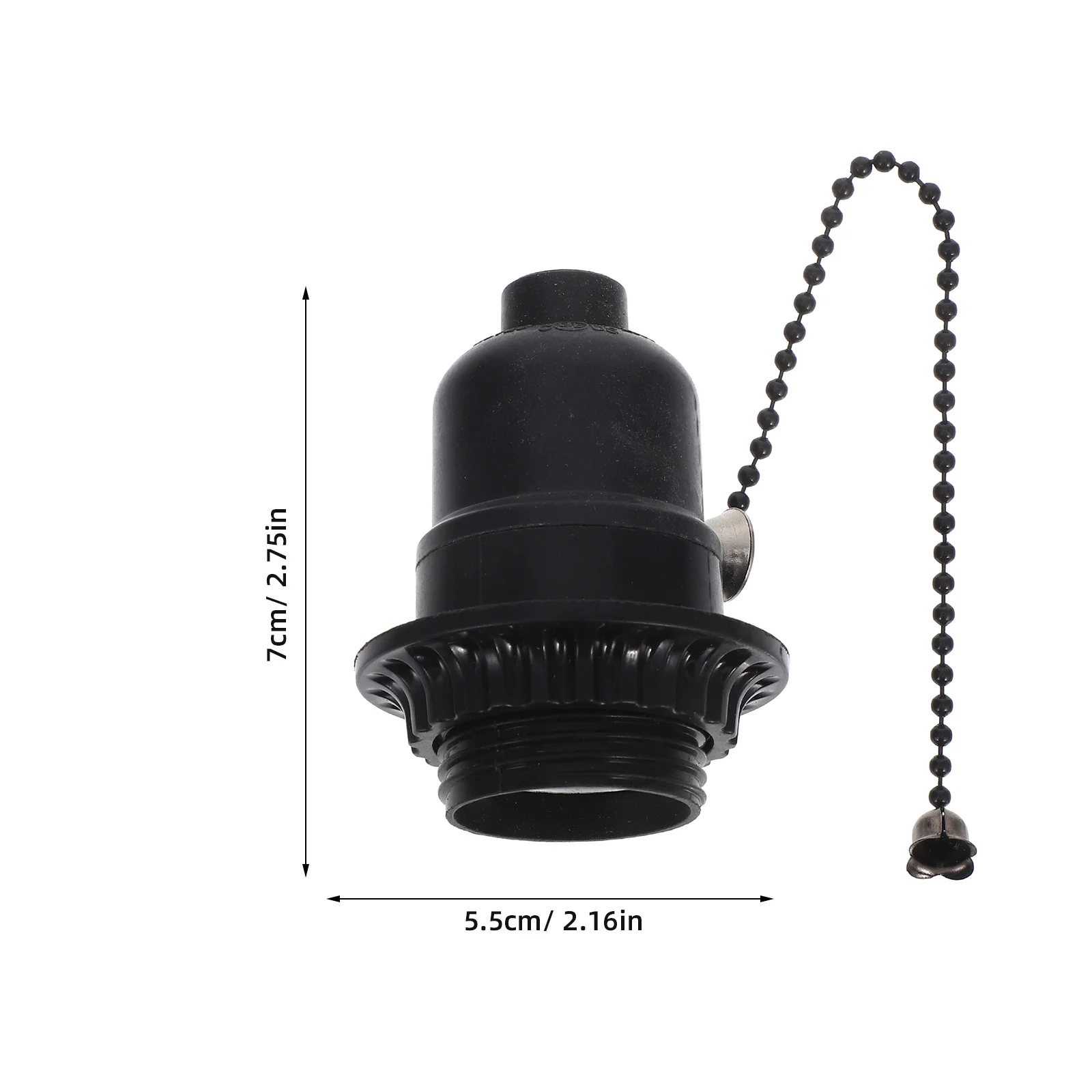 أسود سحب الحبل التبديل ضوء لمبة المقبس دائم العالمي مصباح حامل العملي طقم تصليح المصباح لمصابيح الطاولة ورشة عمل المرآب