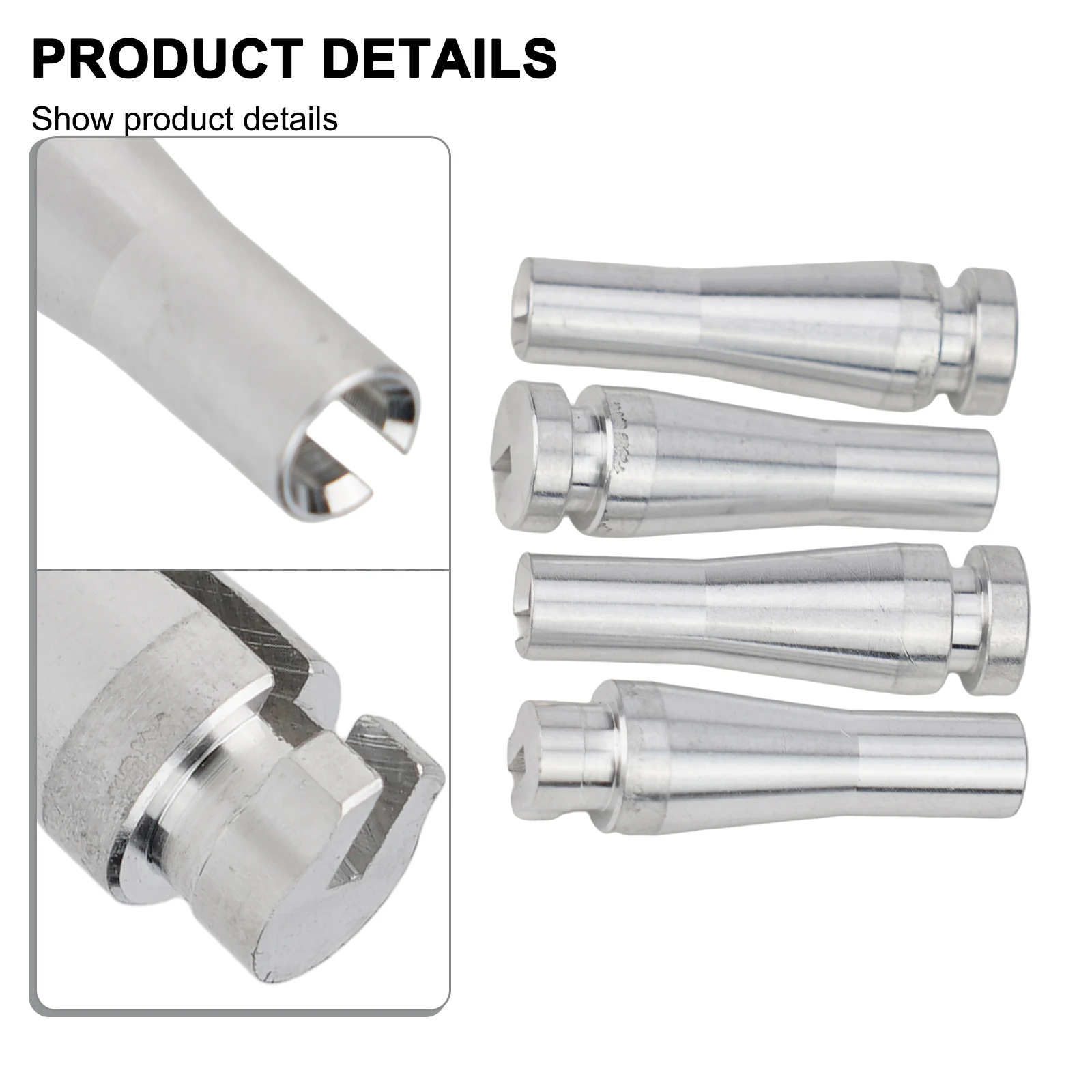 Accessories Repair Kit Parts Replacement Silver 02ITR1202DSL 4pcs Aluminum For Ford E-Series For Ford F Series