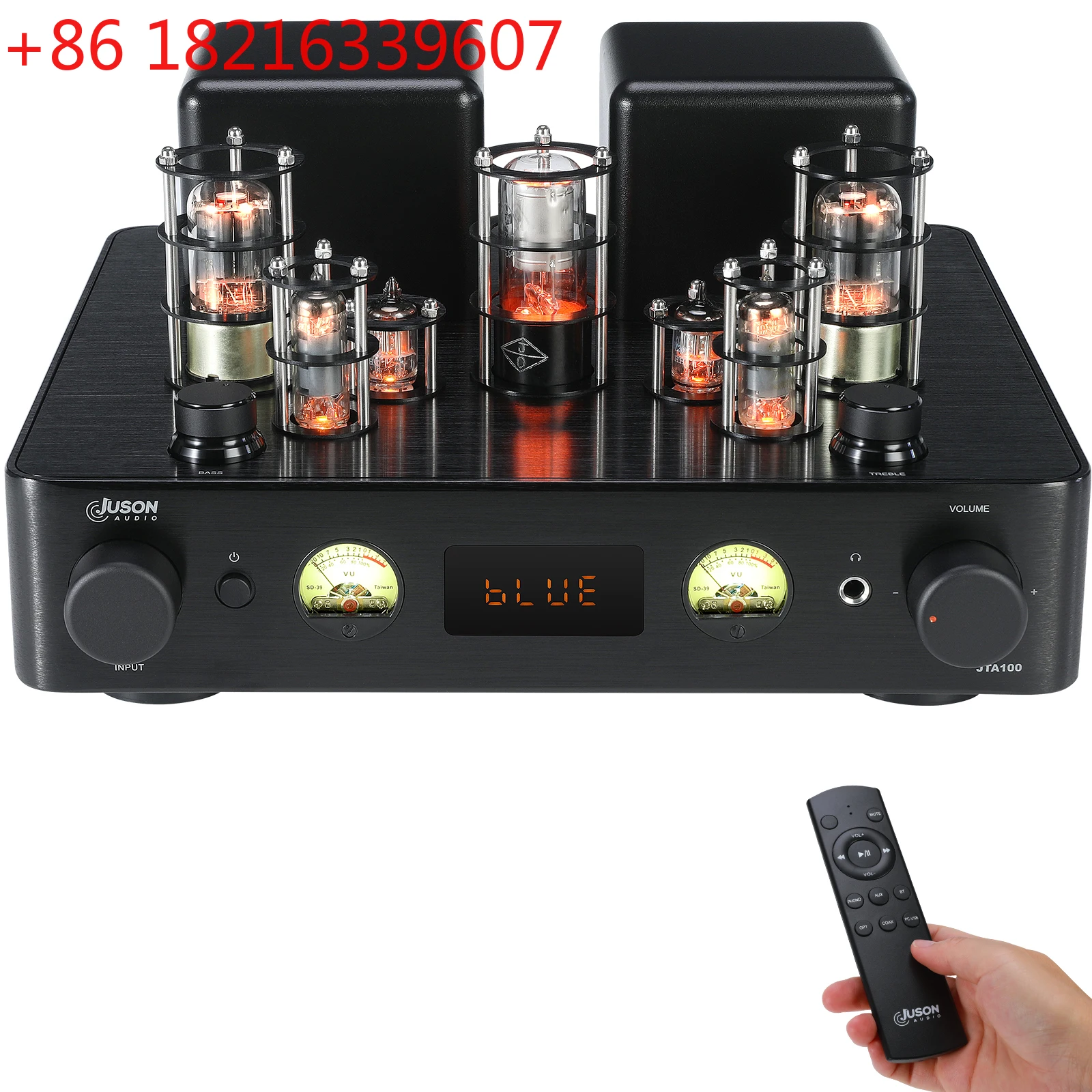 

Интегрированный гибридный ламповый усилитель 200WRMS DAC1048P с оптическими, AUX, RCA, фоно-входами и выходами для наушников и сабвуфера