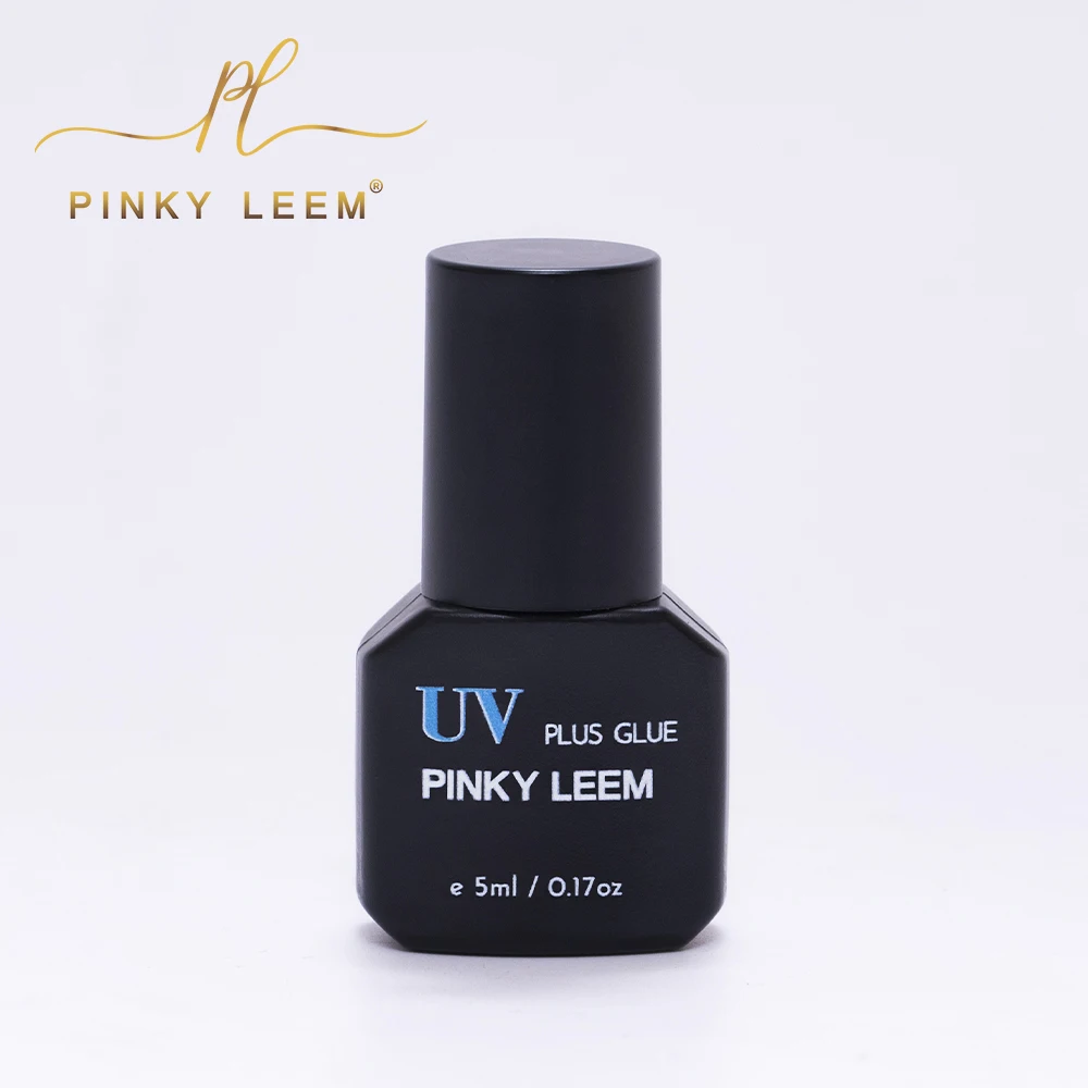 pinky leem Wholesale 5ml uv eyelash extension non-stimulation Microwave UV Led Fast Dry 1s uv led eyels extension glue