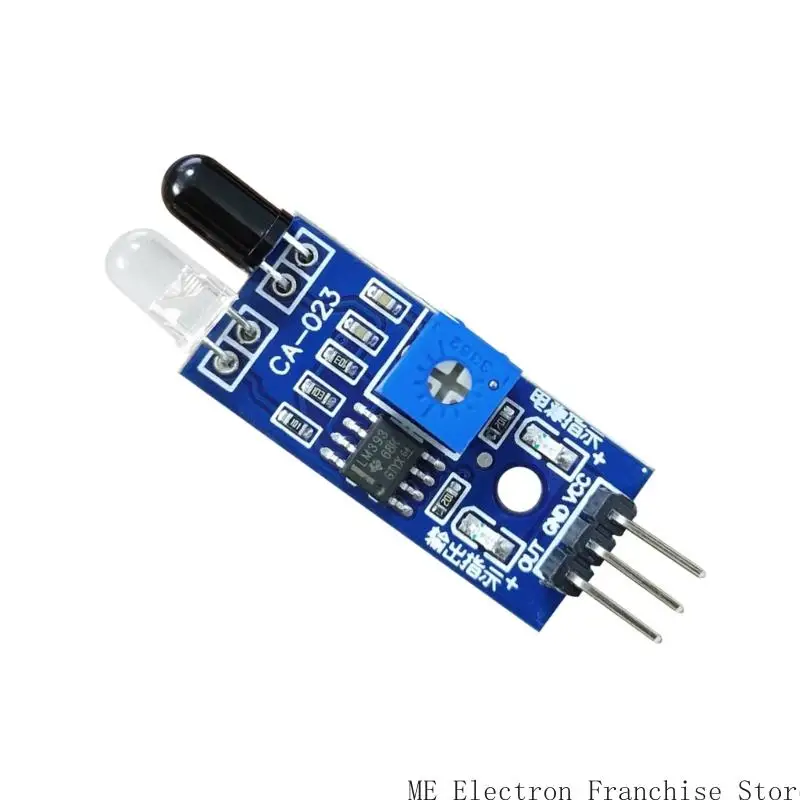 T5EA 10pcs Điện tử thông minh robot Phản chiếu Phản xạ Phot quang mô -đun 3Pin