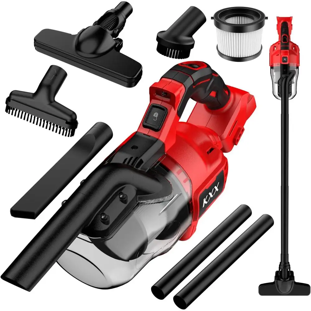 

5 in 1 Handheld Electric Vacuum Cleaner with 500W Motor, 46 CM Portable Vacuum with HEPA Filtration for Floor, Carpet, Car (Tool