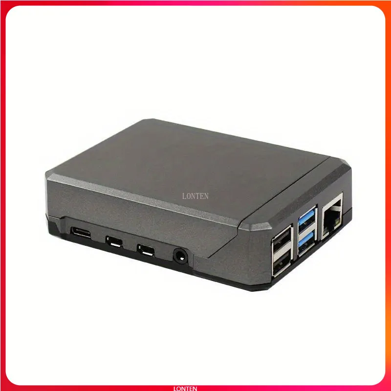 

custom Raspberry Pi 4B Overall Heat Dissipation Chassis Protection Aluminum Alloy Shell