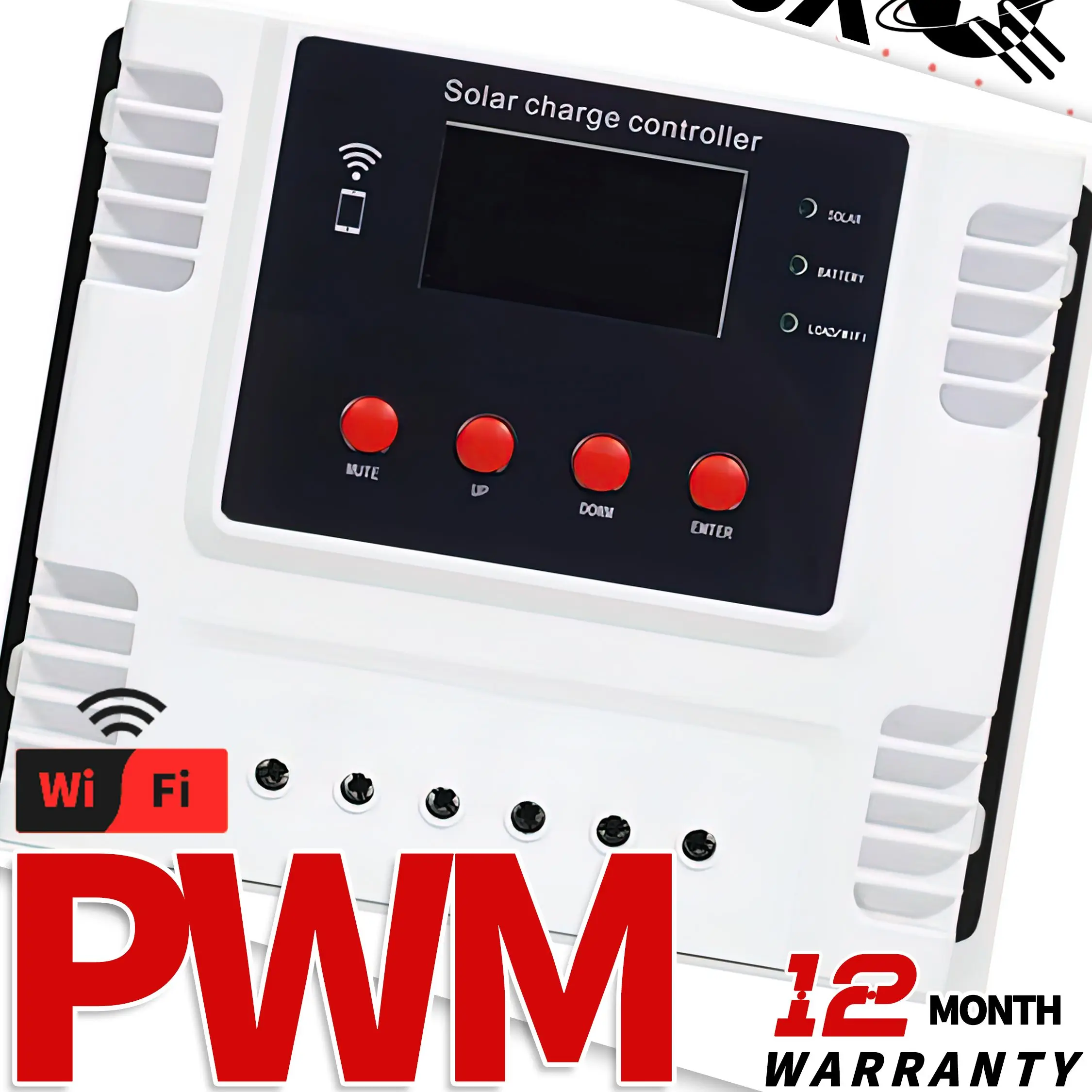 Imagem -02 - Powlsojx Lítio Chumbo Ácido Carregador de Bateria Smart Wifi Pwm Controlador de Carga Solar Monitor pv Lifepo4 12v 24v 48v 60a 30a