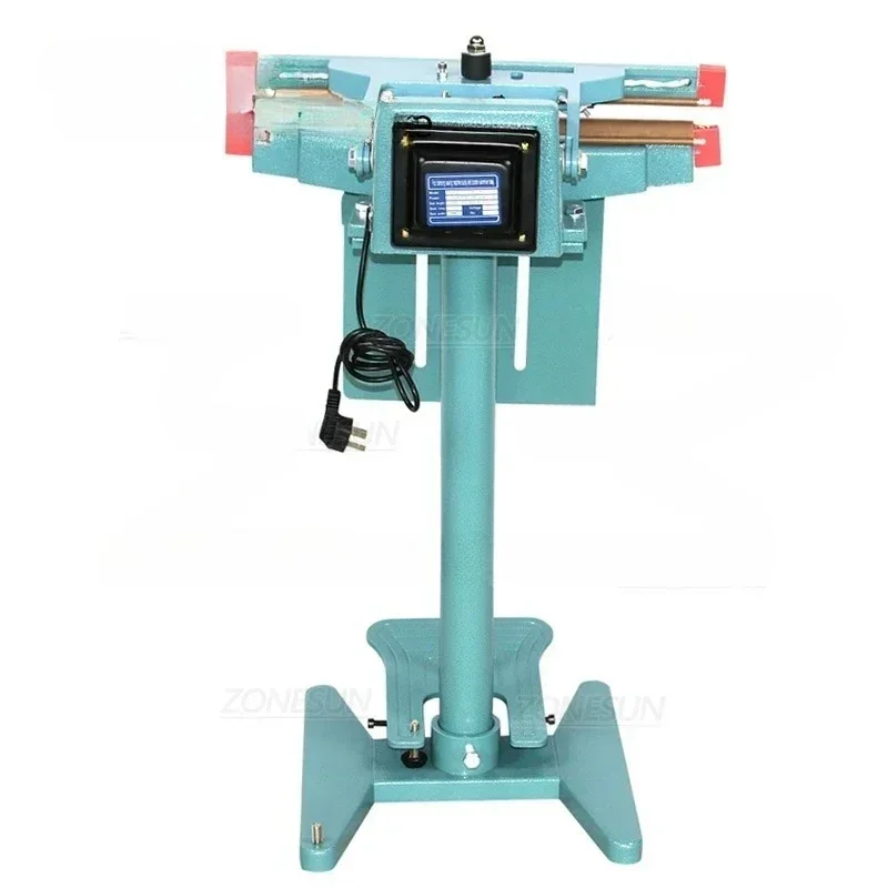

ZONESUN Plastic Bag Heat Sealing Machine with platform for Place bag and Foot Pedal Aluminum Foil Bag Heating Sealer