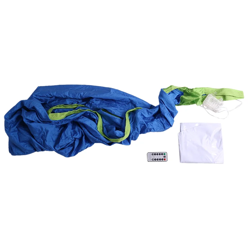 P4-Light Up Kids Pod Swing Seat، أرجوحة حسية علاجية، أرجوحة سقف عناق، أرجوحة قماش قابلة للتعديل