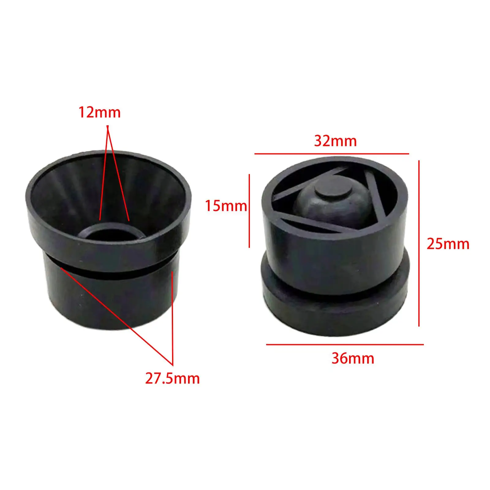 Auto Engine Cover Grommet Connector Rubber Stop Black 06A103226 for Skoda Octavia for vw Polo Seat Altea for audi Q5