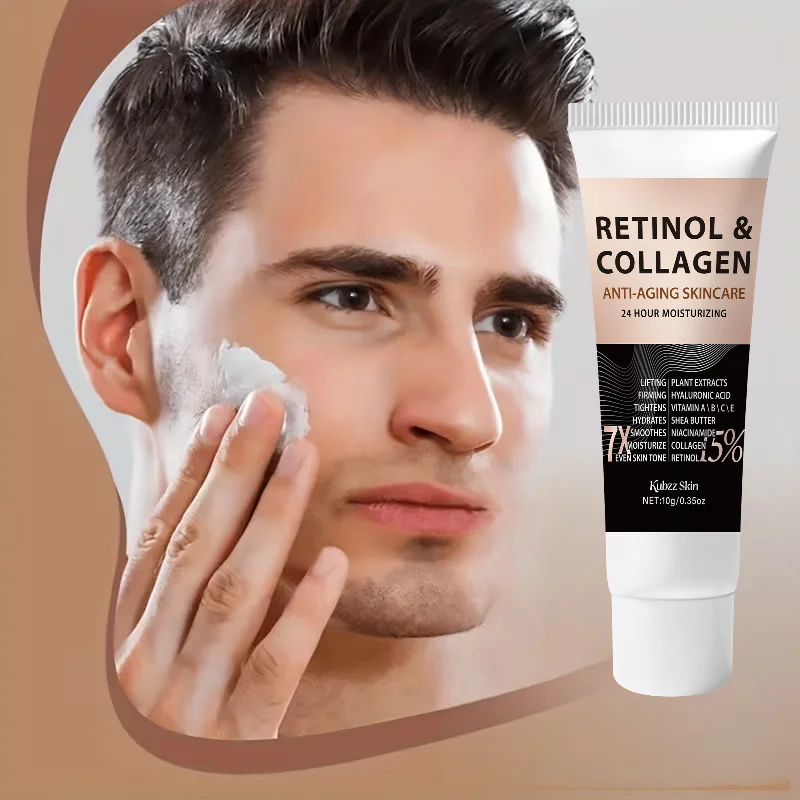 Retinol Collagen Cream 7X Powerful Moisturizing and Firming, Rich in up to 15% (Vitamins A, B, C, E, Shea Butter, Hyaluronic Acid, Niacinamide, and Various Plant Extracts) - Unisex Face Cream, Firming, Lifting, Smoothing, and Moisturizing for Light-Skinned Skin, Balances Oil, Suitable for All Light Skin Types, Advanced Skincare Formula, a Must-Have for Gifting