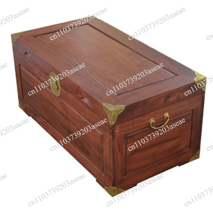 Camphor wood storage box, camphor wood suitcase, calligraphy and painting collection box