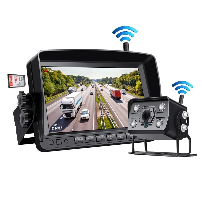 Car Wireless Reversing Image Full Set of Cameras Truck Ahd Blind Area Car Monitoring Rear Side View Camera