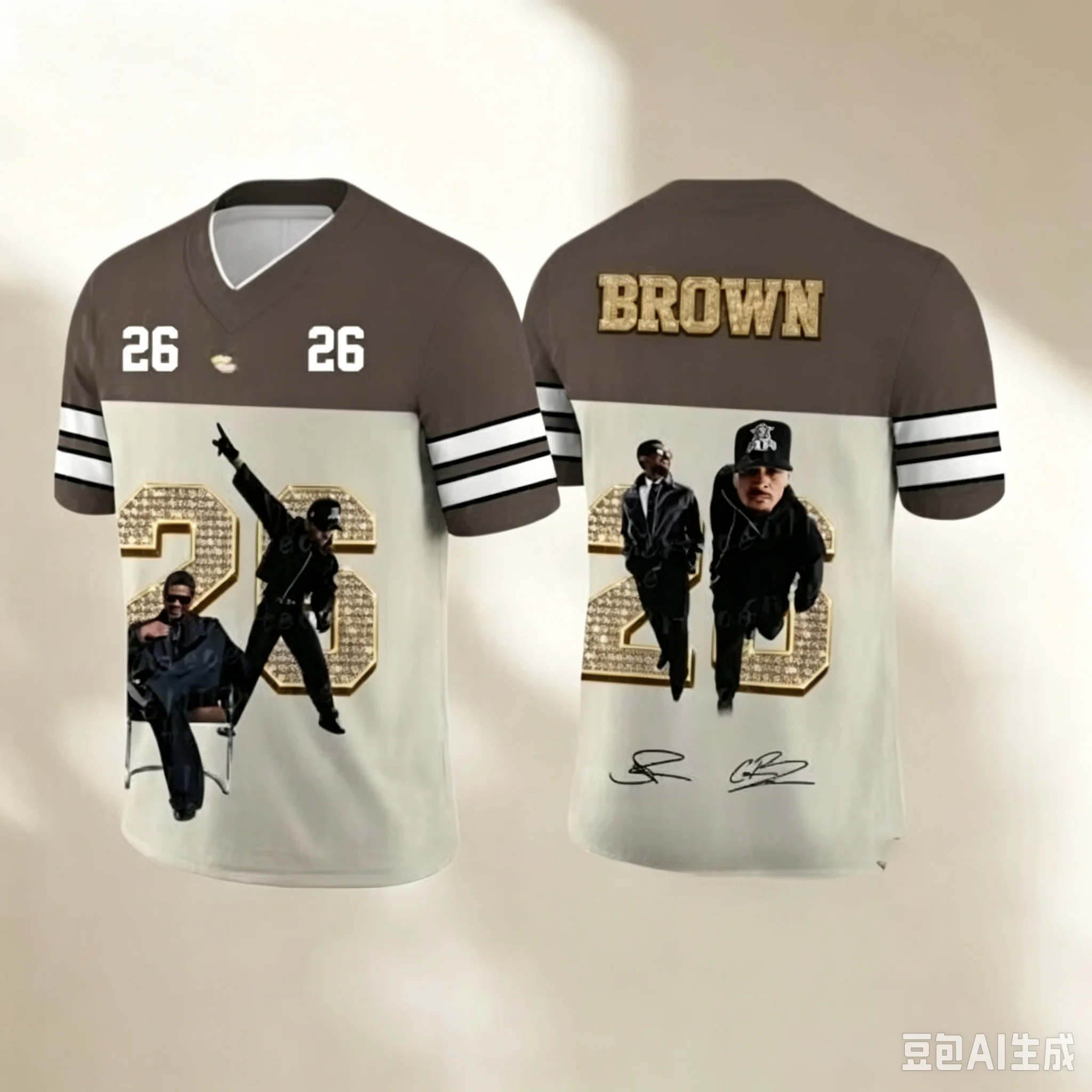 American Singer Chris Brown 3D Printed Sports Top Tee Fan Shirt Short Sleeve Sports Tees Family Matching